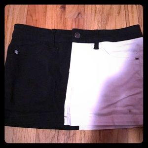Black and white skirt